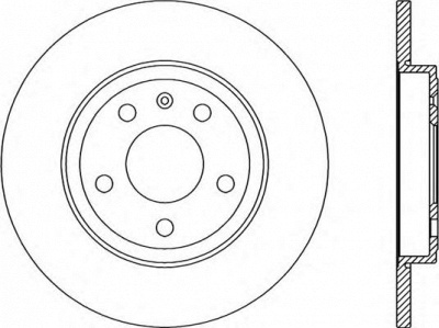 OPEN PARTS bdr226110 -  Тормозной диск